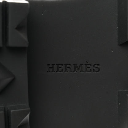 Hermes Calfskin Hoxton Oxford 38.5 Black 6 of 7