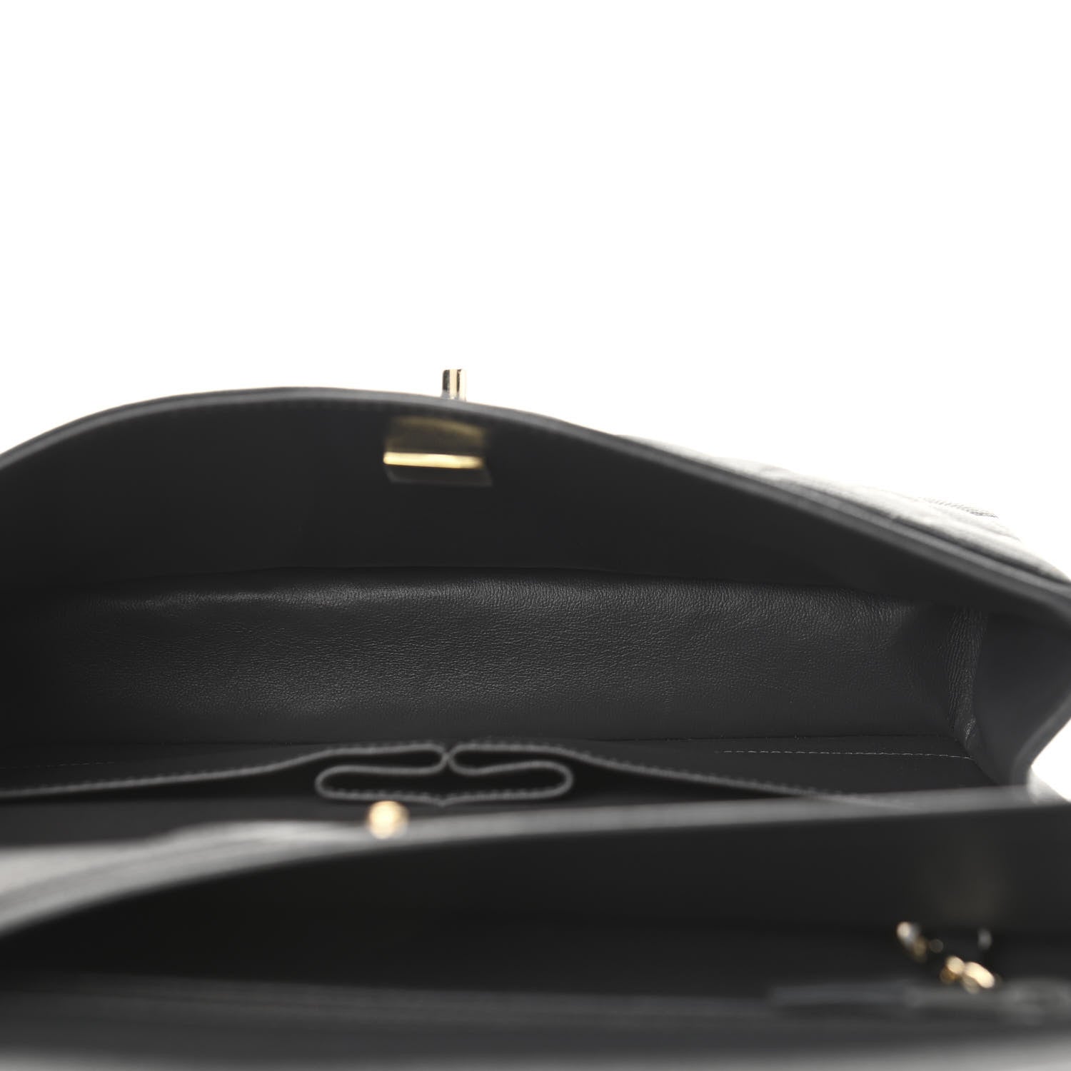 Chanel Caviar Quilted Medium Double Flap Dark Grey 5 of 10