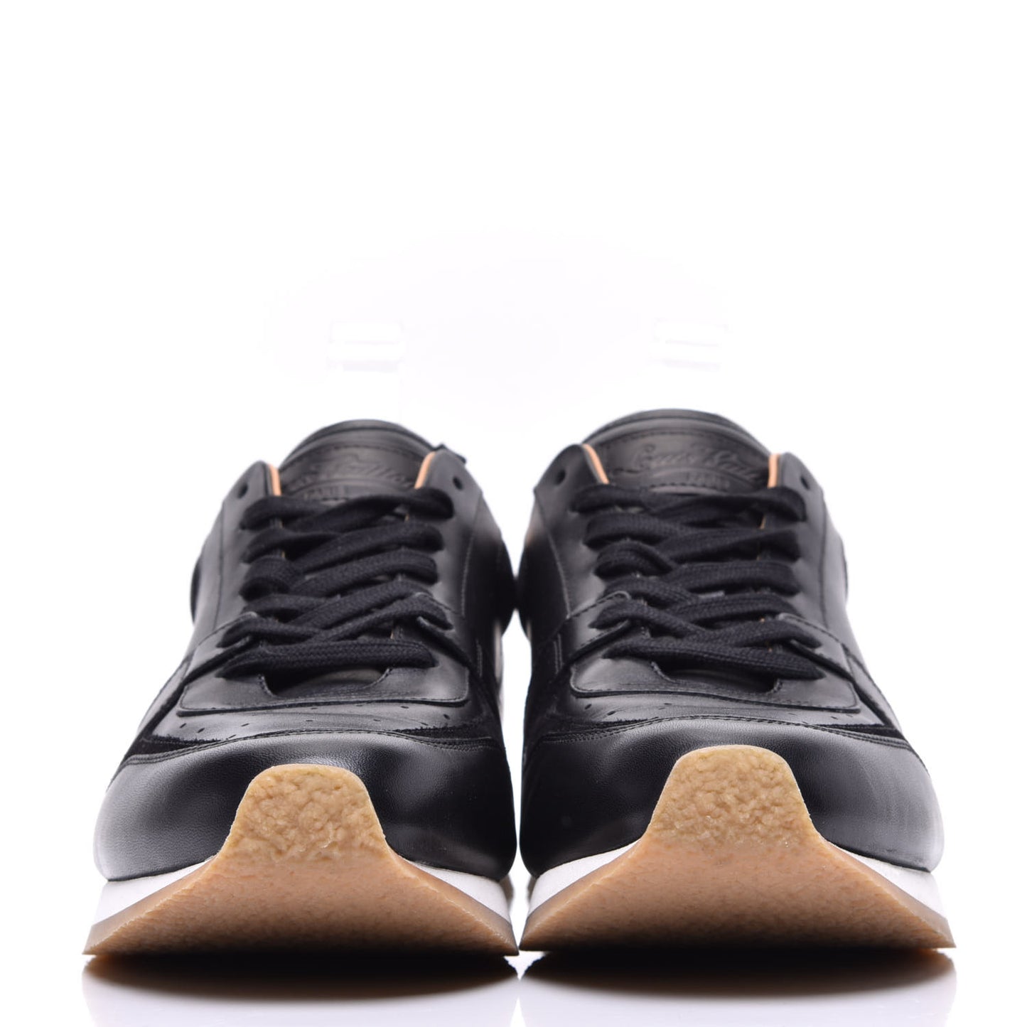 Calfskin Suede Mens Abbesses Sneakers 9 Black