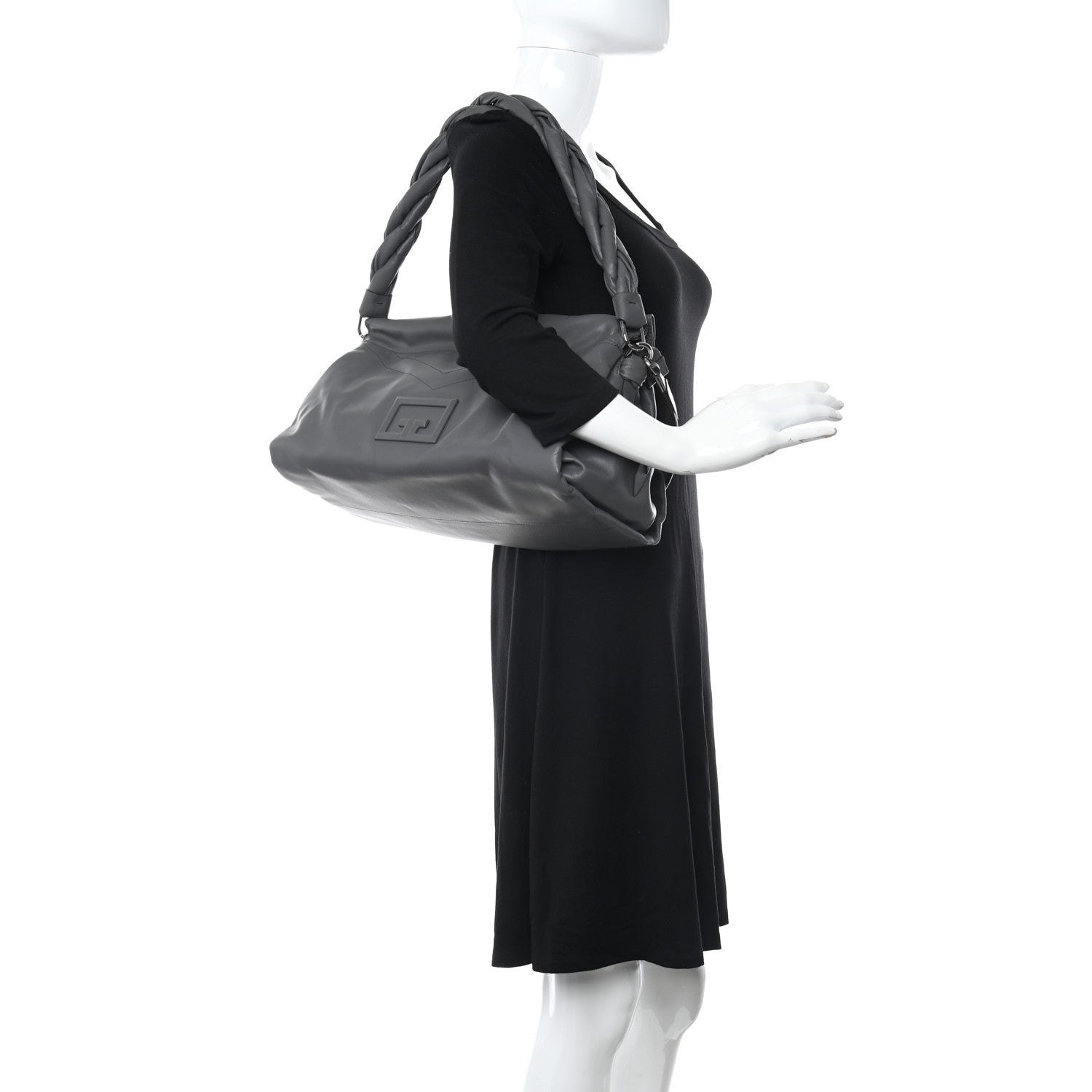 Givenchy Calfskin Large ID93 Satchel Storm Grey 2 of 11