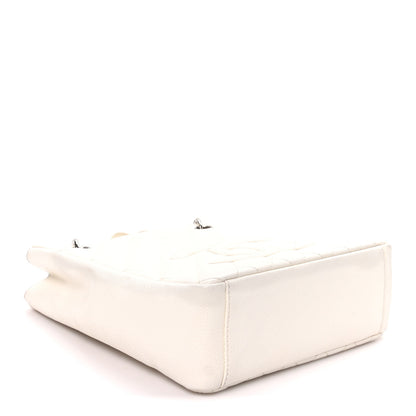 Chanel Caviar Quilted Petit Shopping Tote PST White 4 of 10