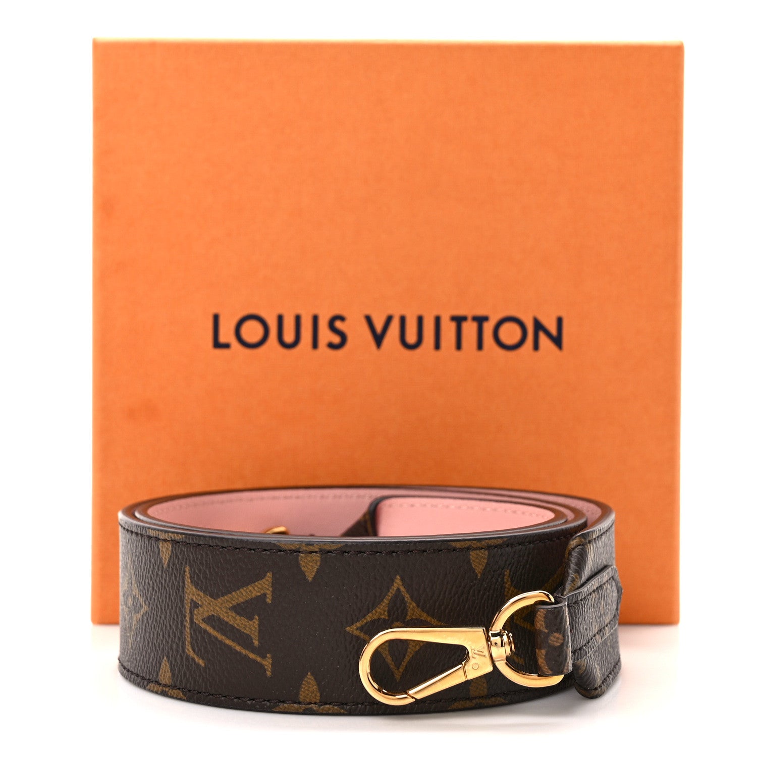 Louis Vuitton Monogram Bandouliere Shoulder Strap Rose Poudre 6 of 6