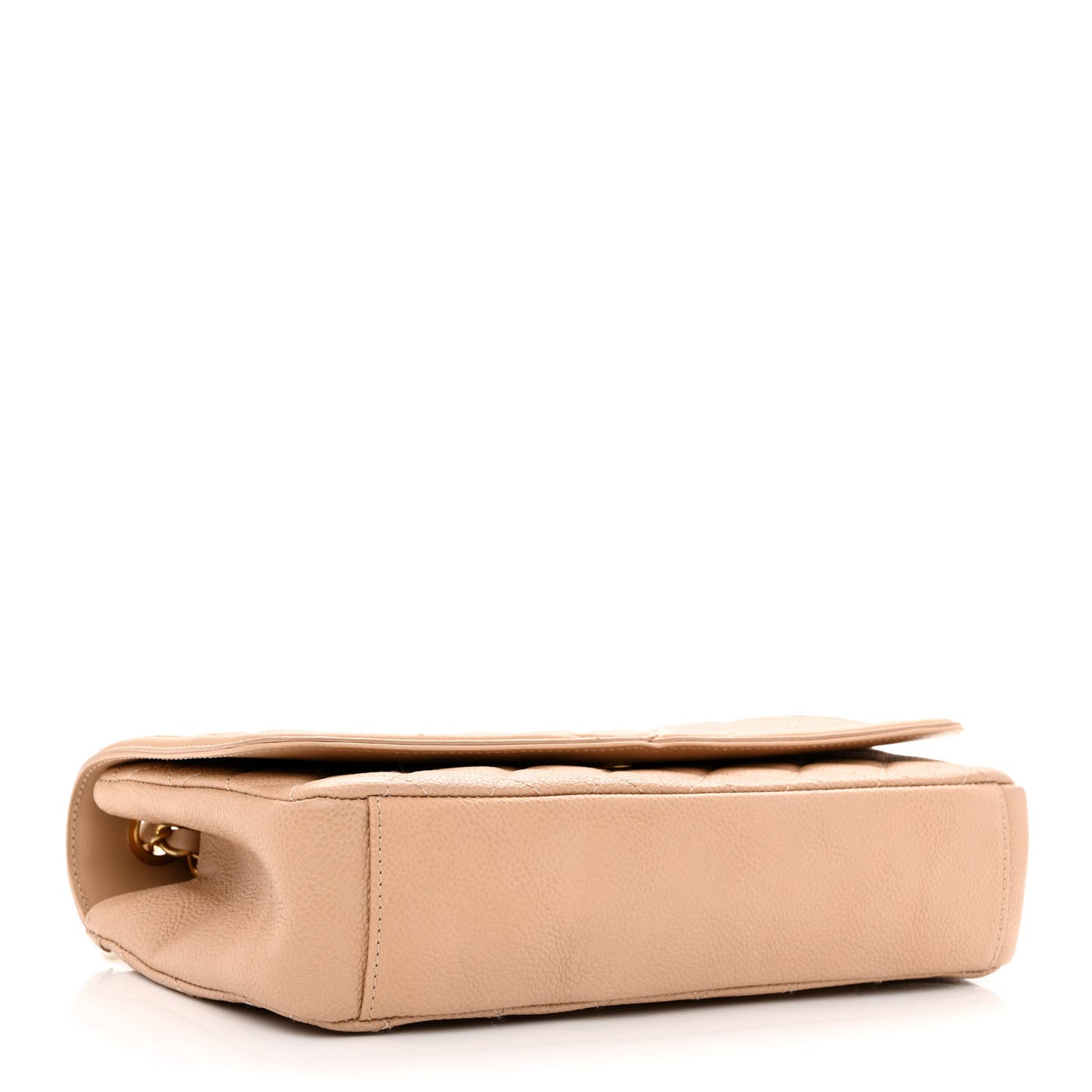 Caviar Quilted Medium CC Filigree Flap Beige