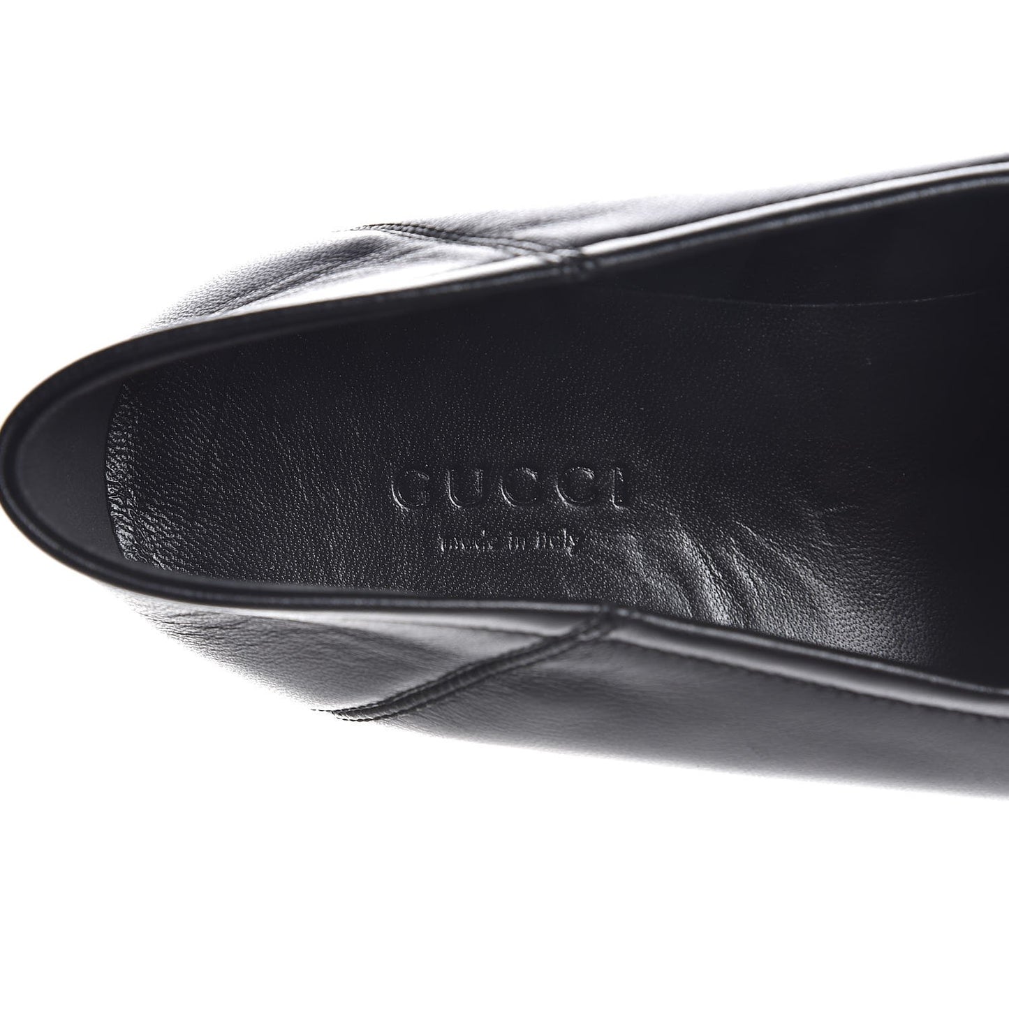 Lambskin Womens Brixton Horsebit Loafers 36.5 Black
