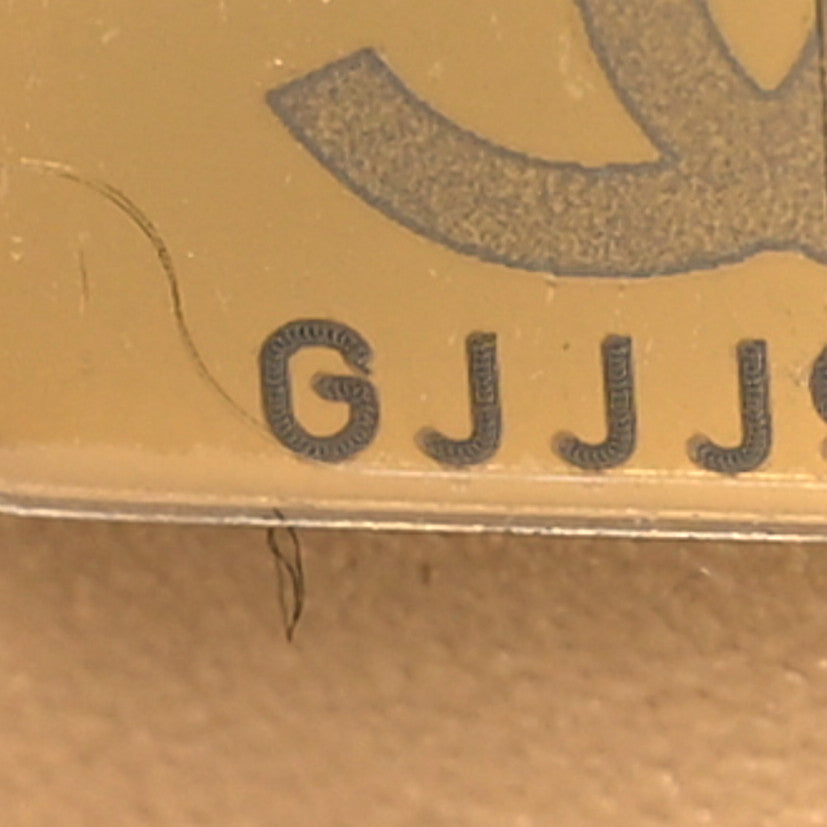 Chanel Lambskin Quilted Small CC Crystal Logo Chain Flap Black 7 of 9