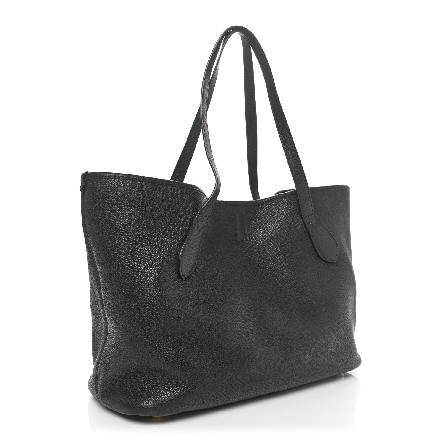 Burberry Grainy Calfskin Medium Honeybrook Tote Black 2 of 9