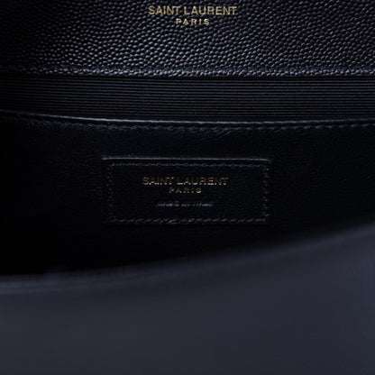 Saint Laurent Grain De Poudre Medium Classic Monogram Kate Satchel Black 8 of 8
