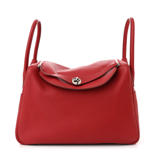 Taurillon Clemence Lindy 34 Rouge Garance