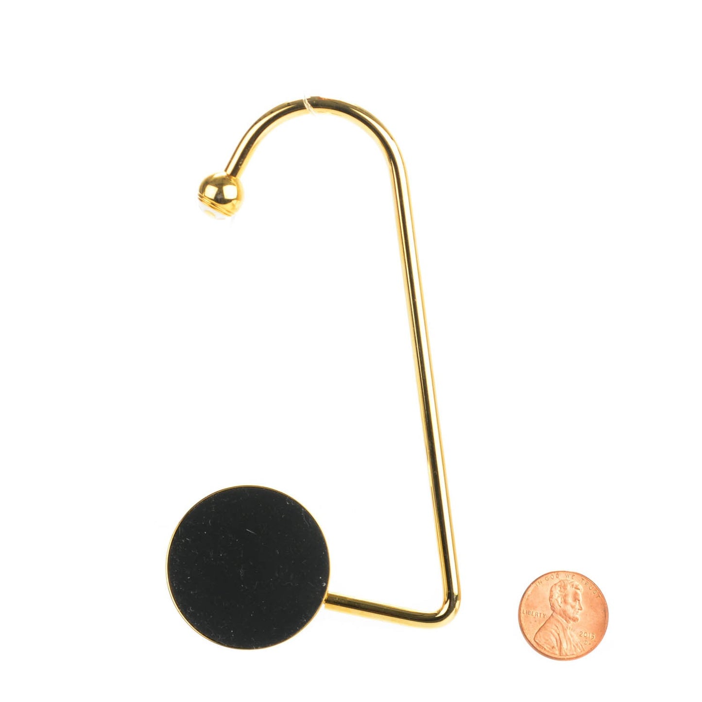 Fleur Purse Hook Red Gold