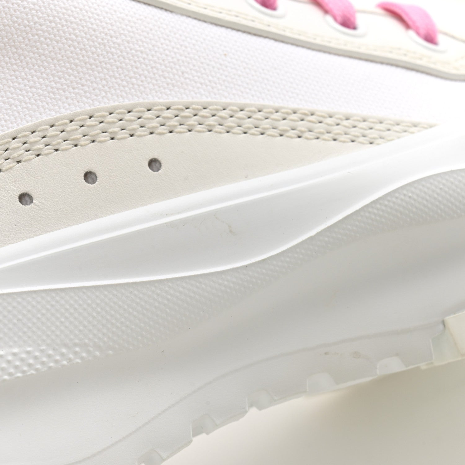 Louis Vuitton Canvas Monogram LV Squad Sneaker Boots 36.5 White Pink 10 of 11