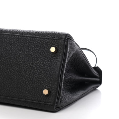 Hermes Togo Kelly Retourne 28 Black 9 of 10