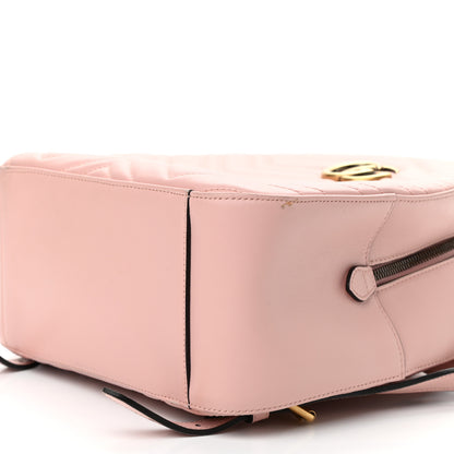Gucci Calfskin Matelasse GG Marmont Dome Backpack Perfect Pink 10 of 11