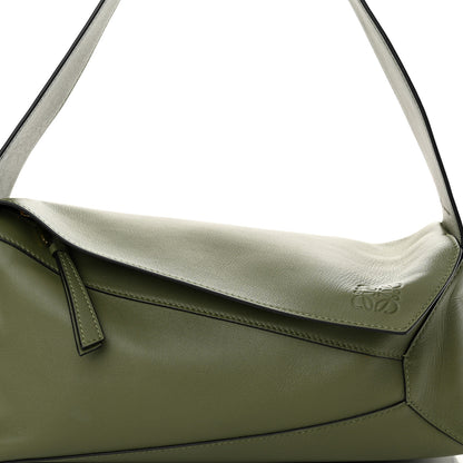 Loewe Calfskin Puzzle Hobo Avocado 8 of 10