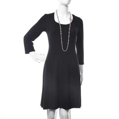 Chanel Crystal Pearl Bead Chain CC Long Necklace Ruthenium 2 of 6