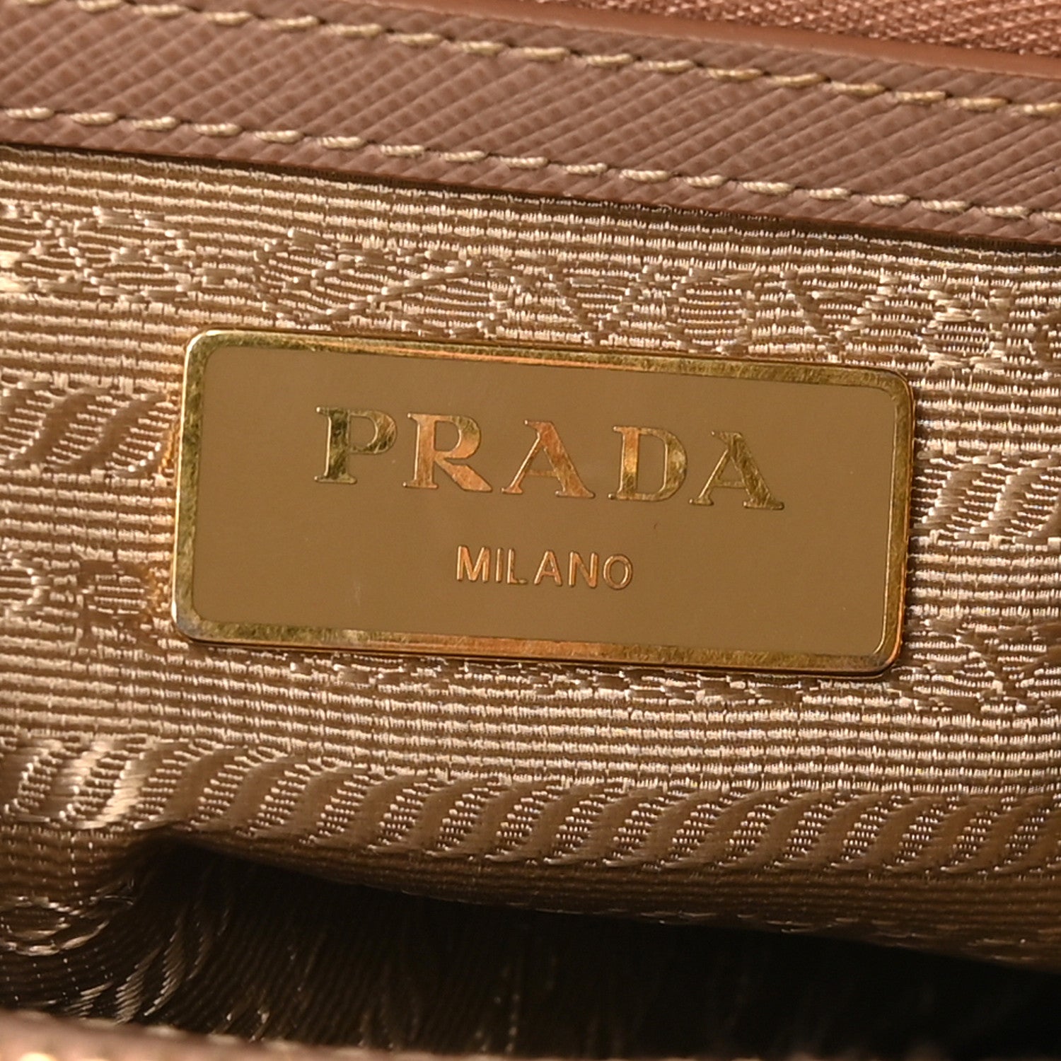 Prada Saffiano Small Galleria Double Zip Tote Cammeo 6 of 9