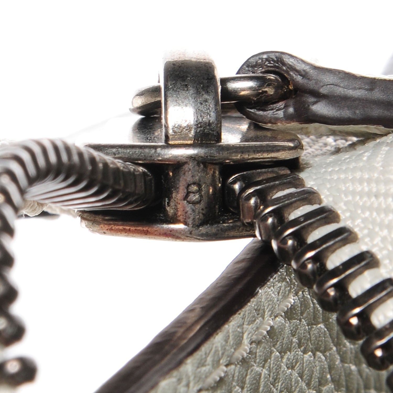 Celine Drummed Calfskin Mini Luggage Lune 8 of 8