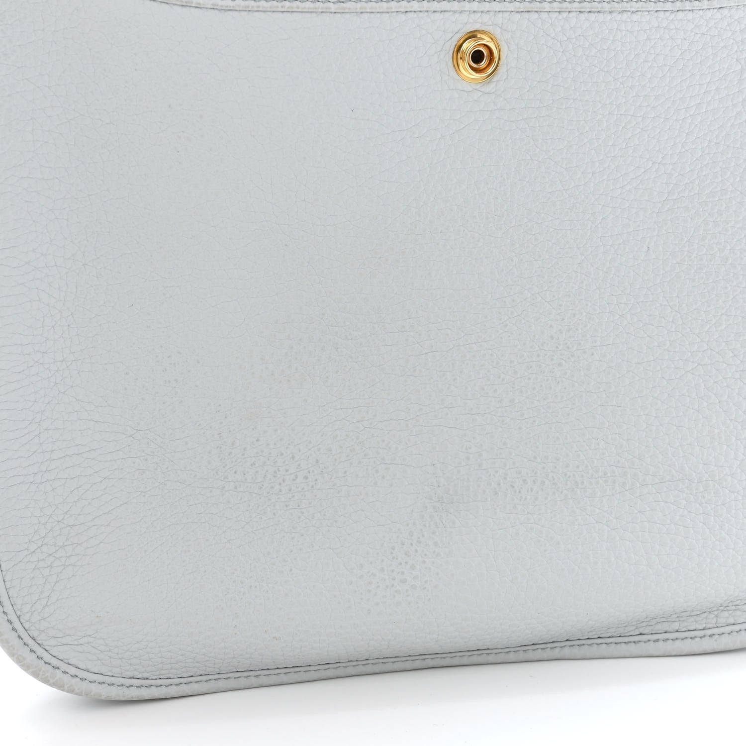 Hermes Taurillon Clemence Evelyne III PM Bleu Pale 11 of 13