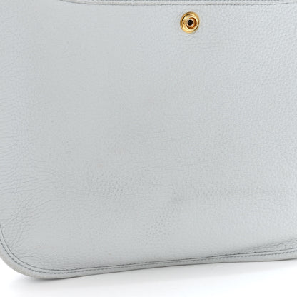 Hermes Taurillon Clemence Evelyne III PM Bleu Pale 11 of 13