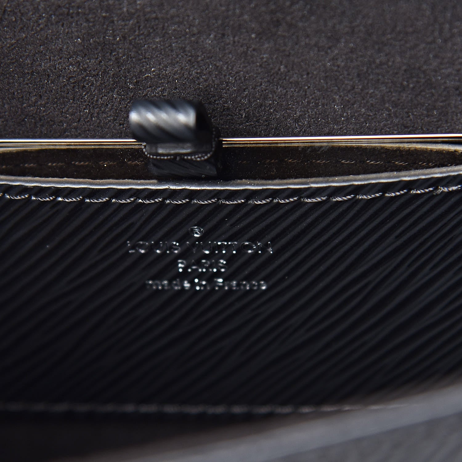 Louis Vuitton Epi Braided Twist Shoulder Bag MM Black 8 of 10