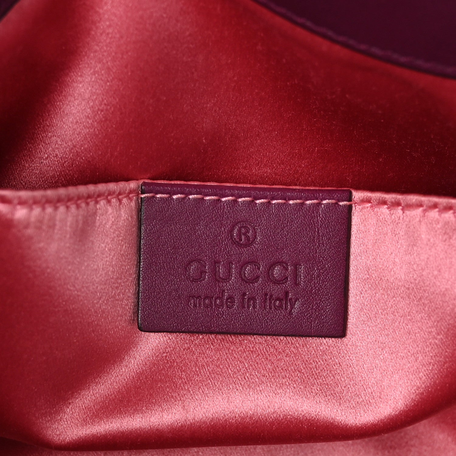 Gucci Velvet Matelasse Mini GG Marmont Shoulder Bag Fuchsia Violet Cyclamen 6 of 10