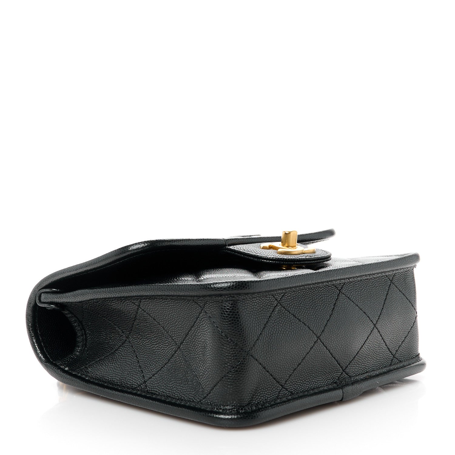 Chanel Caviar School Memory Mini Top Handle Flap Black 4 of 11