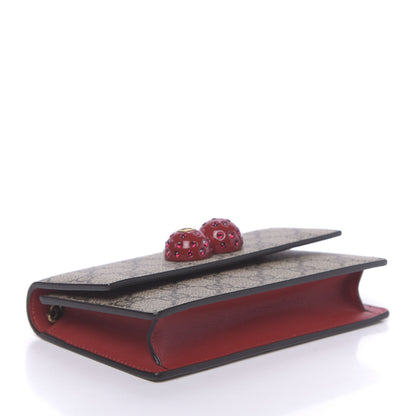 Gucci GG Supreme Monogram Mini Cherry Chain Bag 4 of 9