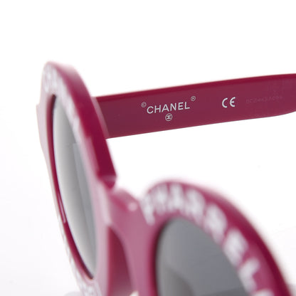 Chanel x Pharrell Williams Round 19mm Sunglasses Violet 5 of 9