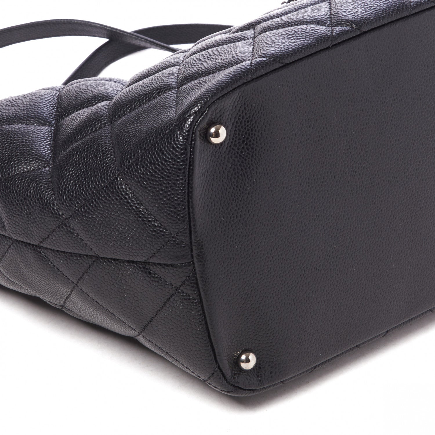 Chanel Caviar Quilted Timeless CC Soft Tote Black 6 of 8