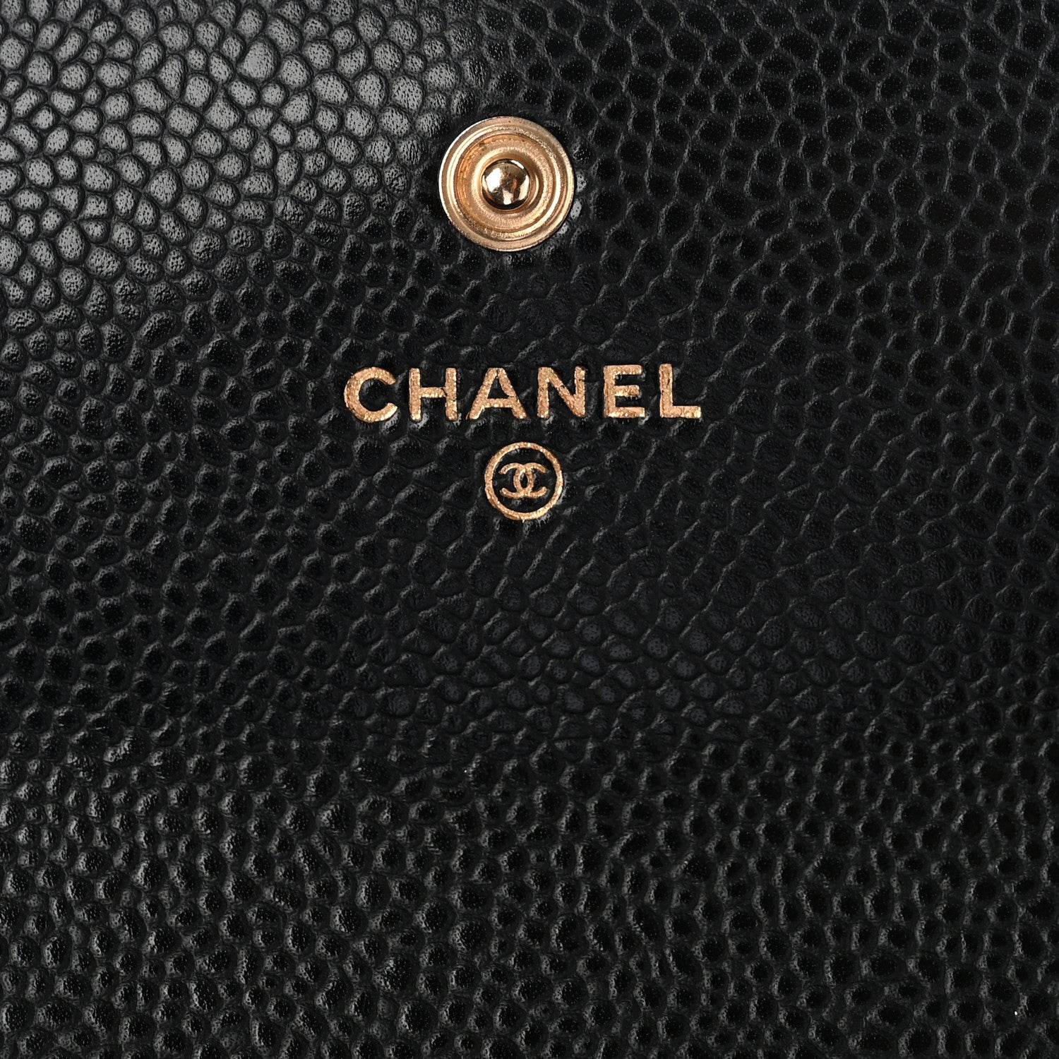 Chanel Caviar Quilted Large Gusset Flap Wallet Black 6 of 8