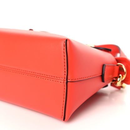 Fendi Vitello King Logo Embossed Mini By The Way Boston Bag Tulipano 9 of 9