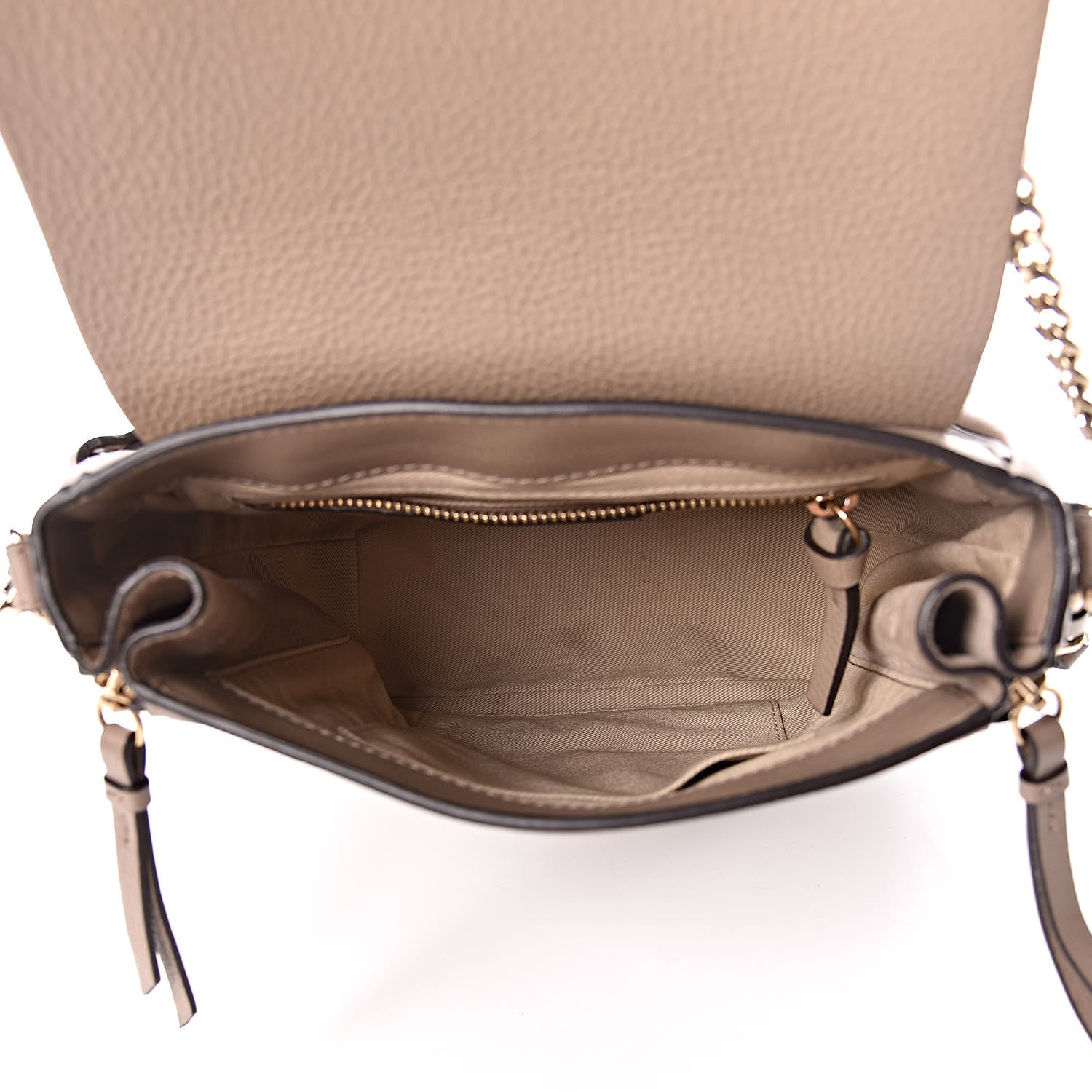 Chloe Suede Calfskin Medium Faye Backpack Motty Grey 5 of 10