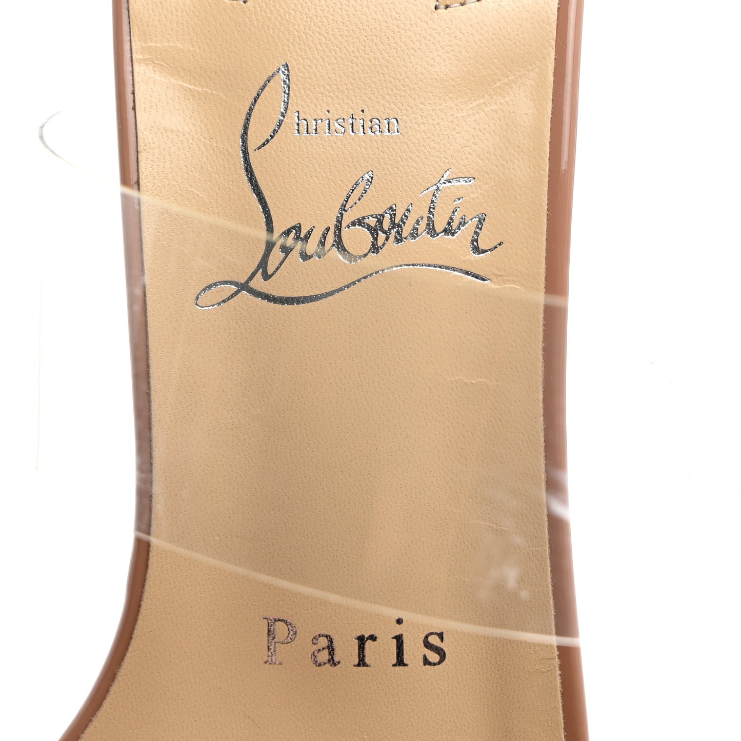 Patent PVC Just Nothing 85 Slide Sandals 37 Nude