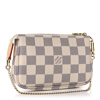 Louis Vuitton Damier Azur Mini Pochette Accessories 3 of 12