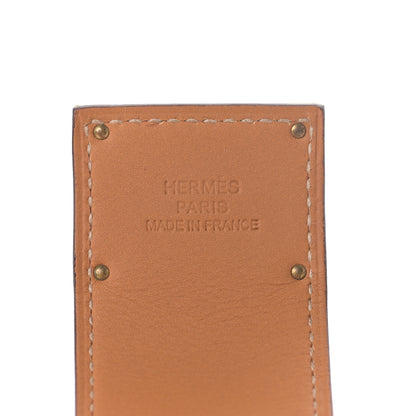 Hermes Epsom Kelly Dog Bracelet Rouge Casaque 4 of 6