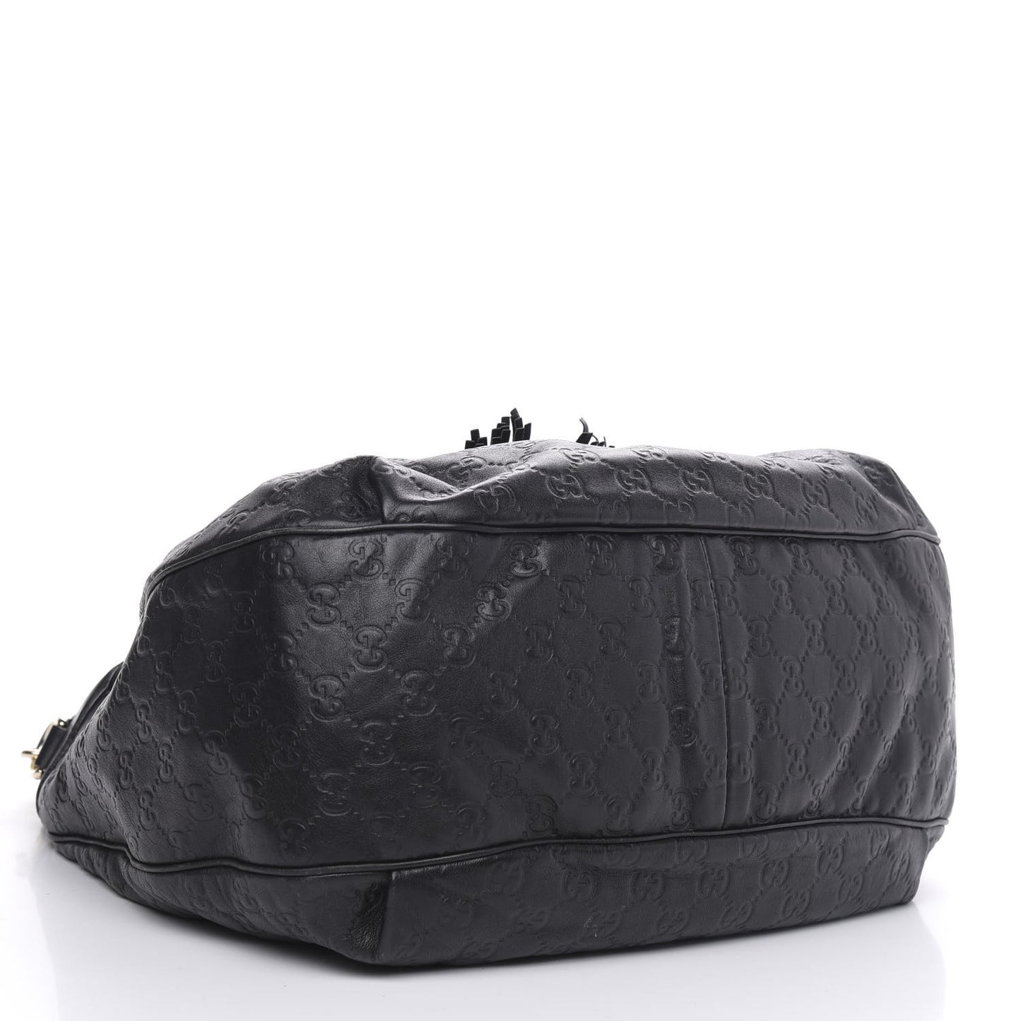 Guccissima Medium Emily Hobo Black