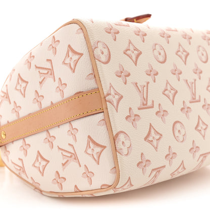 Louis Vuitton Monogram Fall for You Speedy Bandouliere 25 Beige Clair 8 of 14