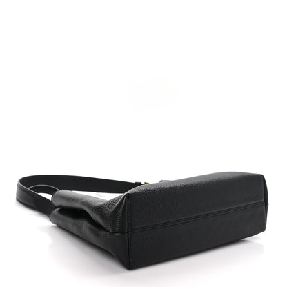 Versace Calfskin Vitello Virtus Hobo Black 4 of 9