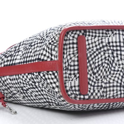 MCM Visetos Medium Liz Reversible Shopper Tote Ruby Red 13 of 17