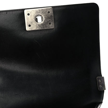 Chanel Calfskin Crystal Studded Small Studded Boy Flap Black 11 of 12