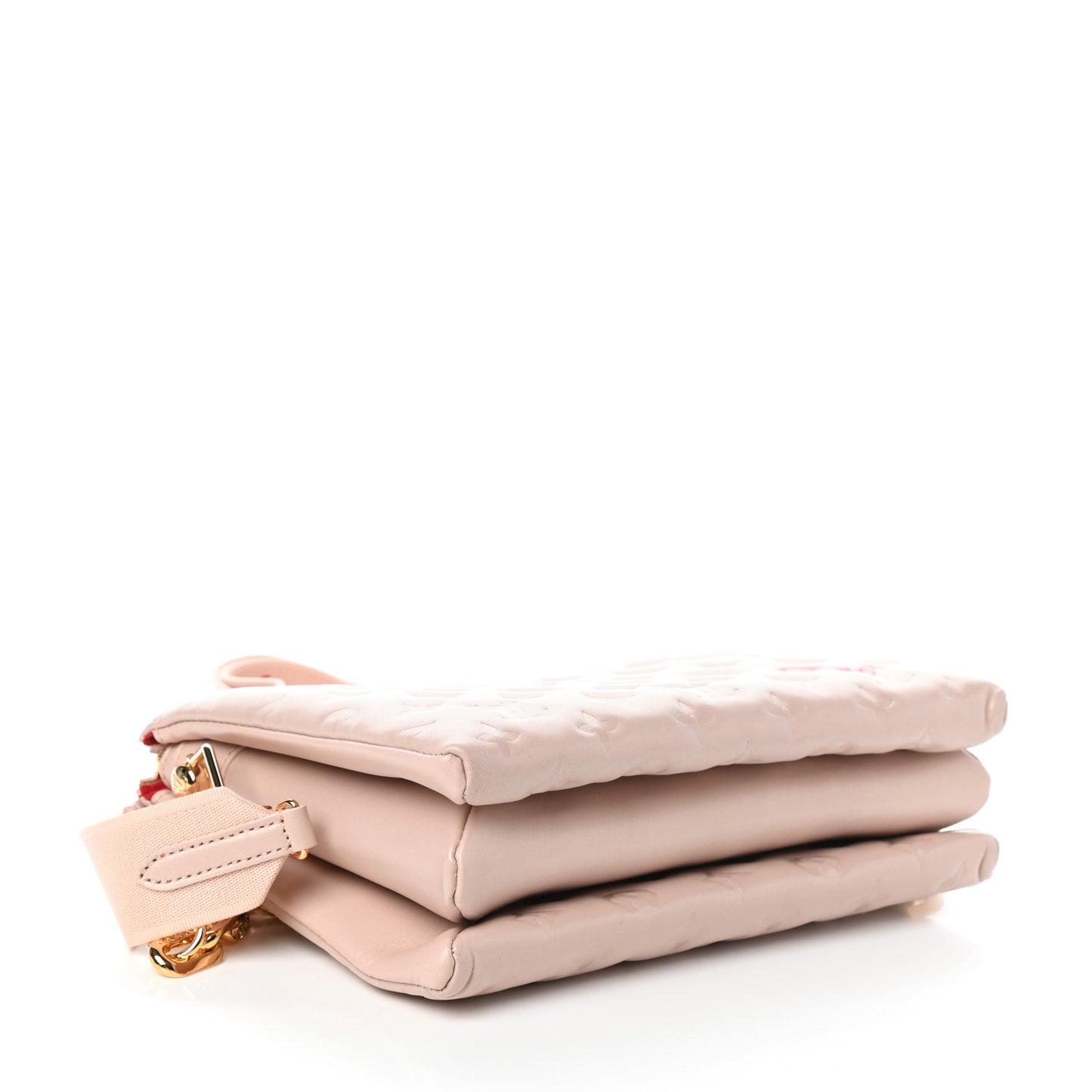 Lambskin Embossed Monogram Fall In Love Coussin PM Dragée Light Pink
