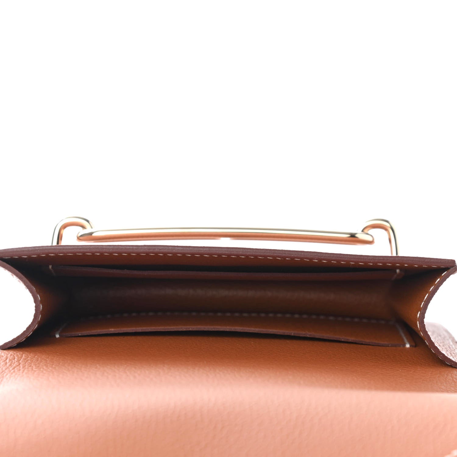 Hermes Evercolor Roulis Slim Wallet Gold 4 of 4