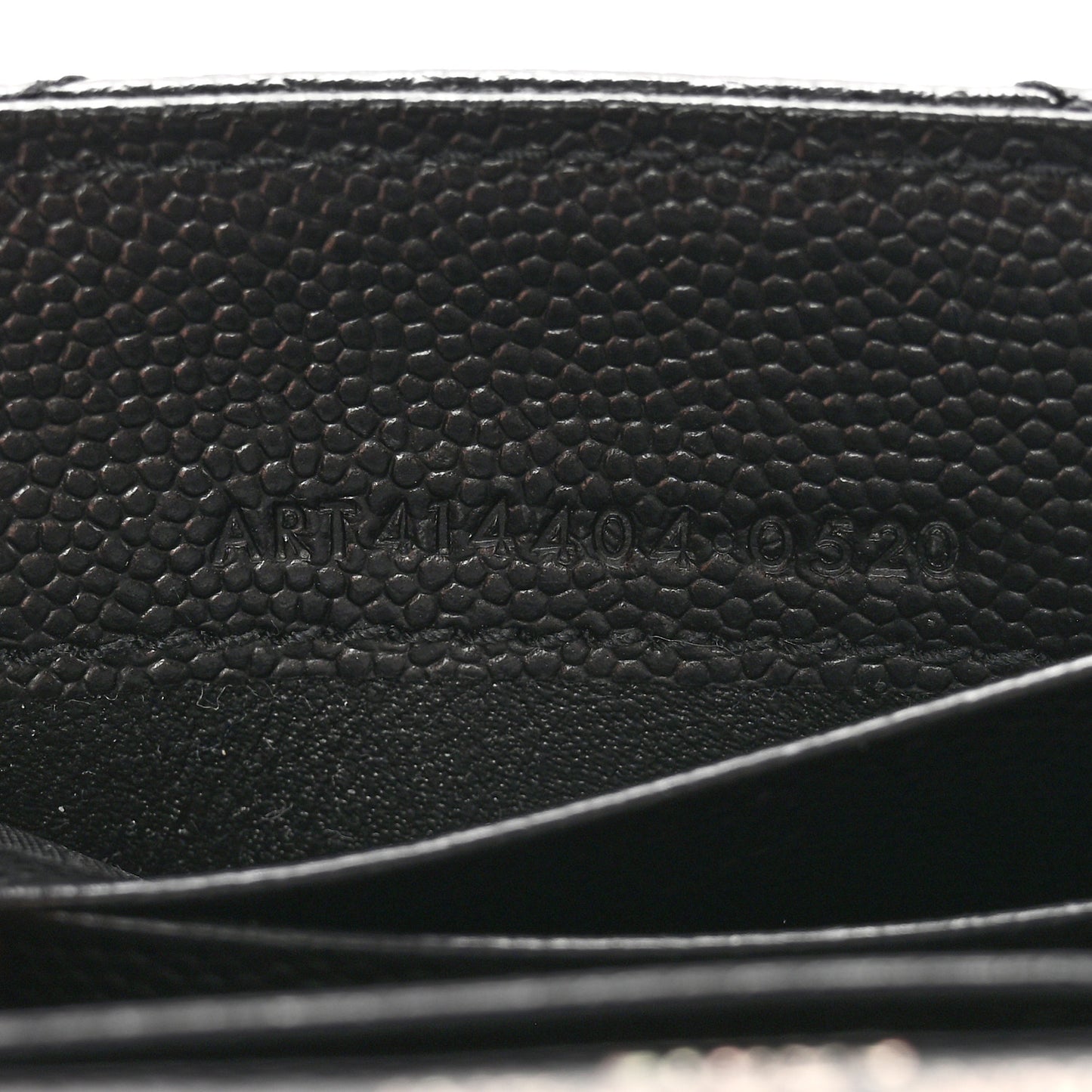 Grain De Poudre Matelasse Chevron Small Monochrome Monogram Envelope Wallet Black