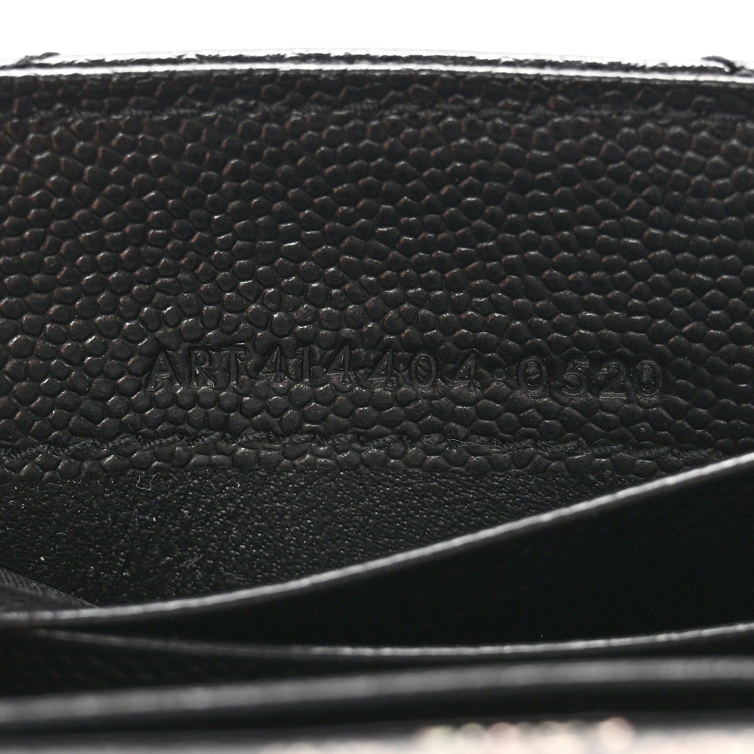 Saint Laurent Grain De Poudre Matelasse Chevron Small Monochrome Monogram Envelope Wallet Black 6 of 11