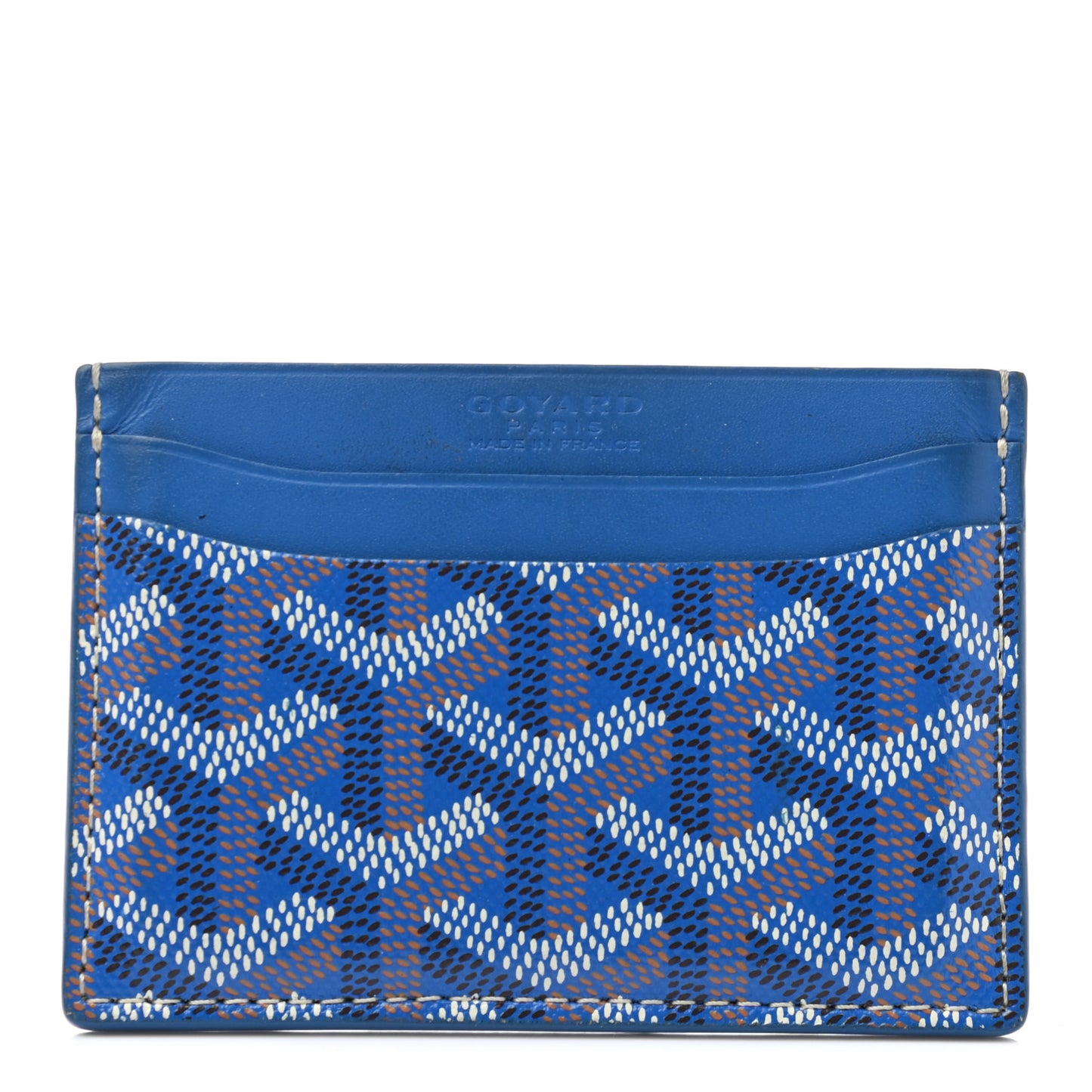 Goyardine Saint Sulpice Card Holder Sky Blue