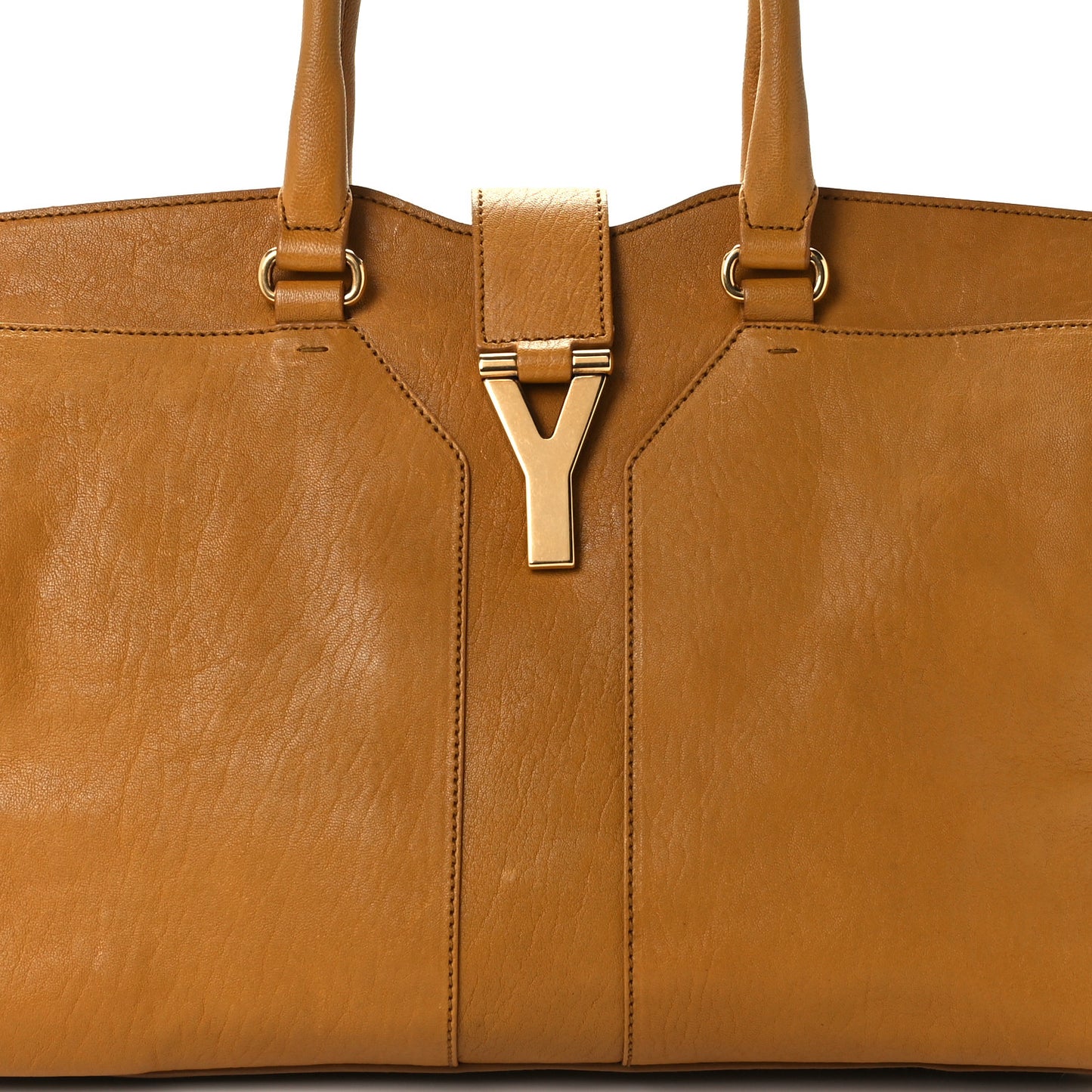 Sheepskin Medium Cabas ChYc Bag Mustard