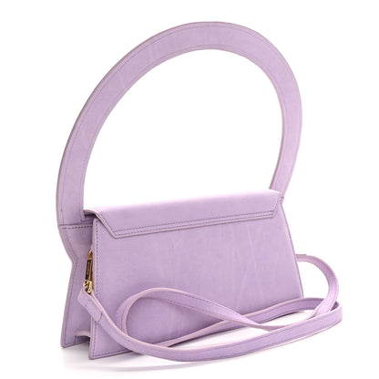 Jacquemus Nubuck Le Sac Rond Lilac 2 of 9