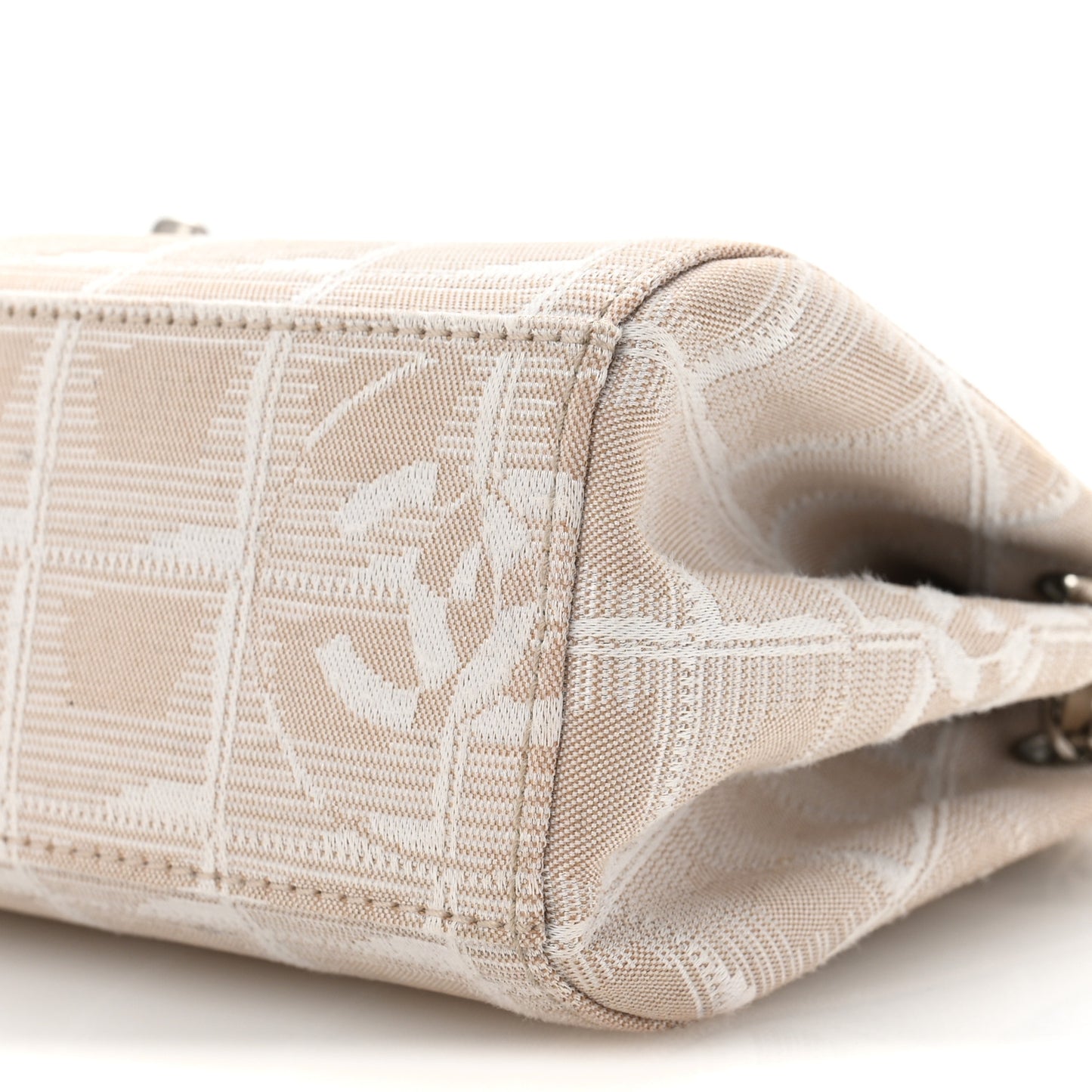 Nylon Travel Accordion Flap Beige
