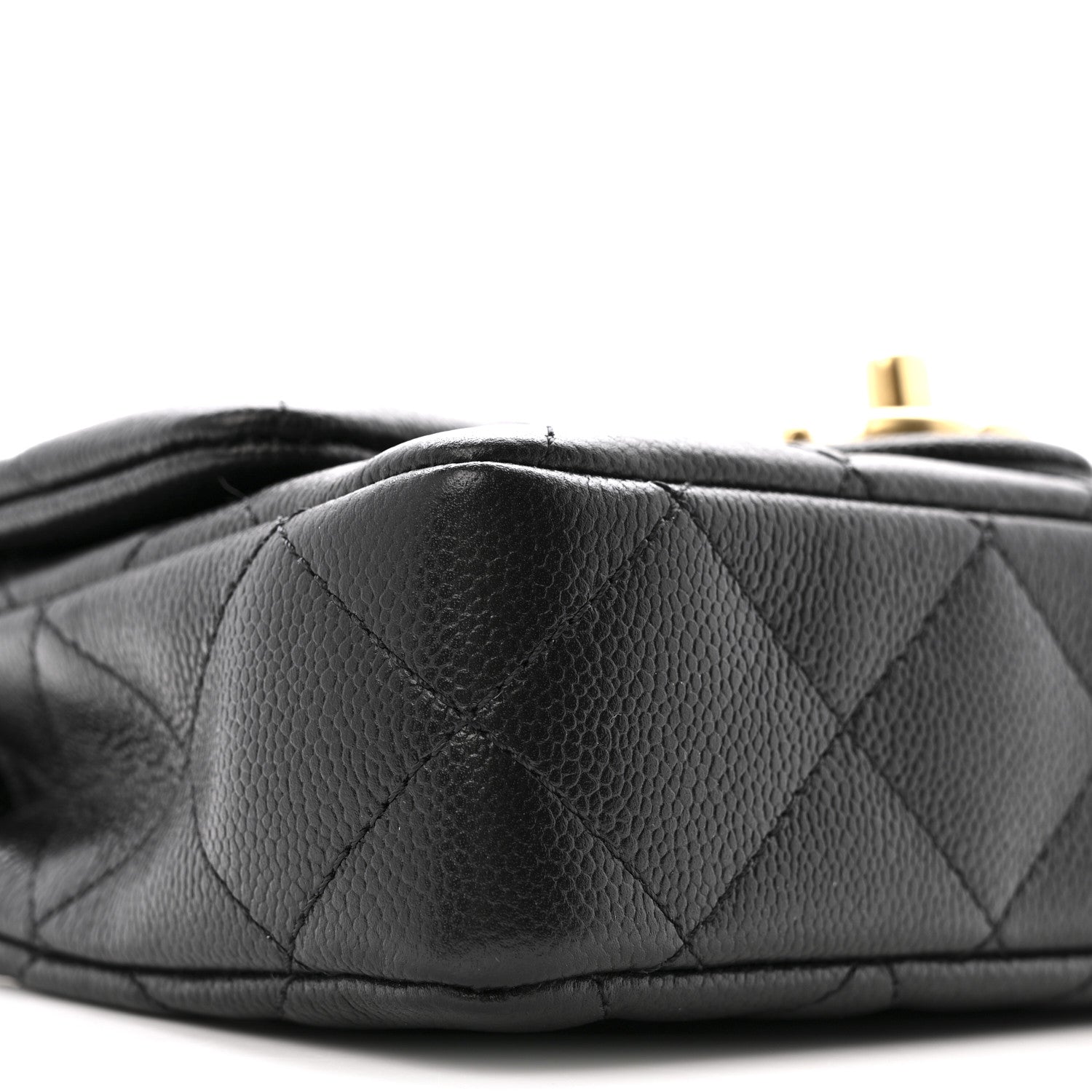 Chanel Caviar Quilted Mini Sweetheart Rectangular Flap Black 9 of 11