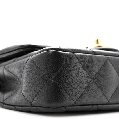 Chanel Caviar Quilted Mini Sweetheart Rectangular Flap Black 9 of 11