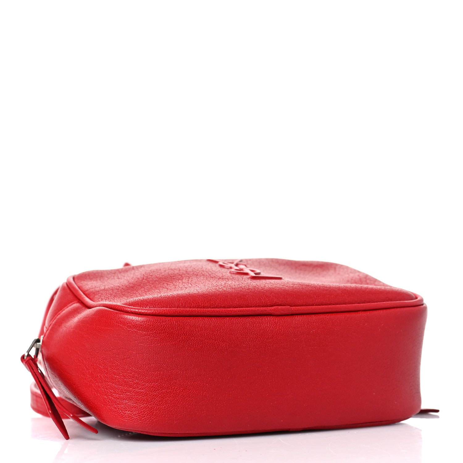 Saint Laurent Lambskin Monogram Lou Belt Bag Red 5 of 10